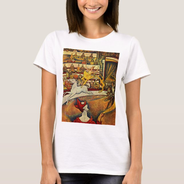 Georges Seurat's Circus (1891) T Shirt (Framsida)