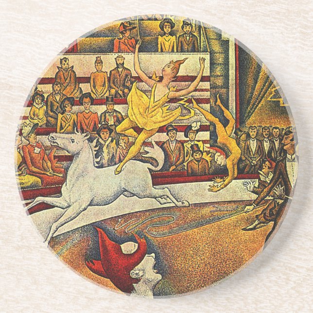 Georges Seurat's Circus (1891) Underlägg (Framsidan)