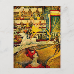Georges Seurat's Circus (1891) Vykort