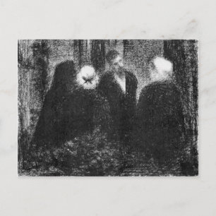 Georges Seurats kondoleanser Vykort