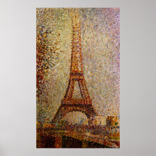 Georges Seurats målning: Det Eiffel torn (1889) Poster