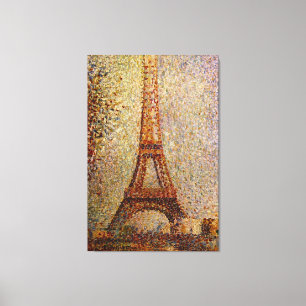 Georges Seurats målning: Eiffel Torn (1889) Canvastryck
