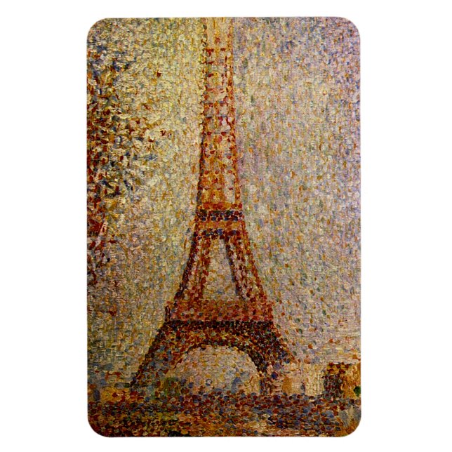 Georges Seurats målning: Eiffel Torn (1889) Magnet (Vertikal)