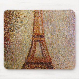 Georges Seurats målning: Eiffel Torn (1889) Musmatta