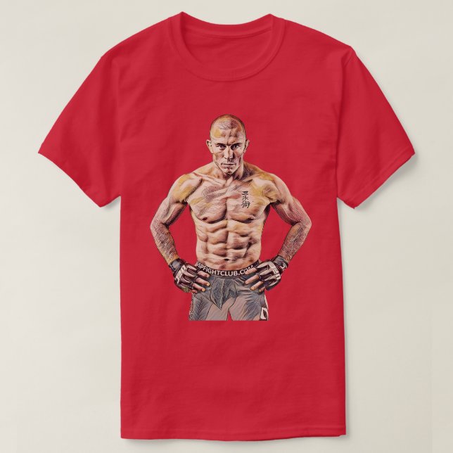 Georges The Rush Saint Pierre T Shirt (Design framsida)