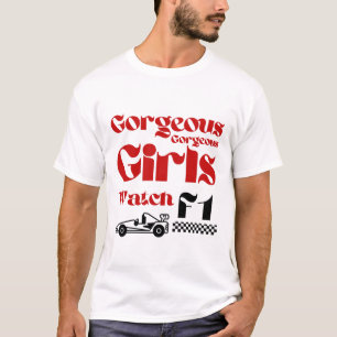Georges tjejer tittar på F1 T Shirt