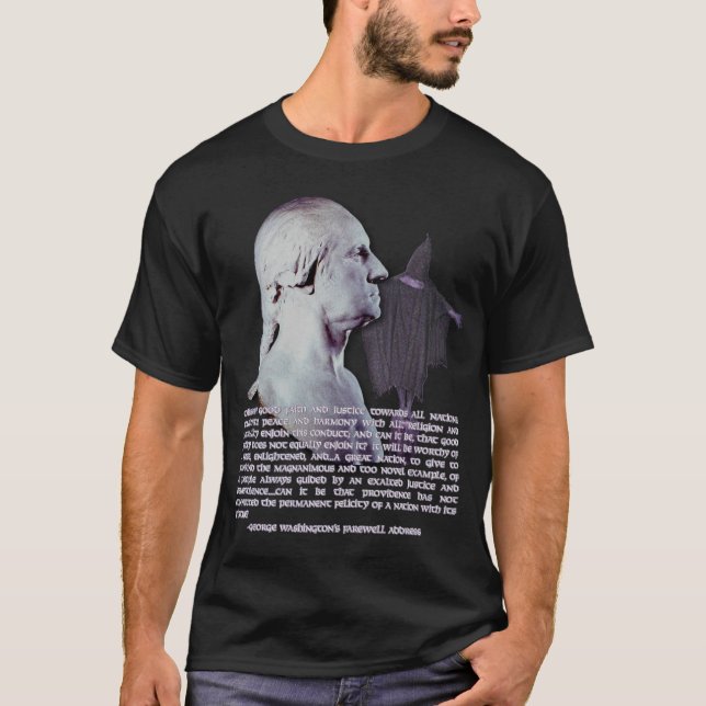 Georges Washington avskedadress Tee (Framsida)