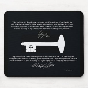 Georges Washington frihetnyckel Mousepad Musmatta