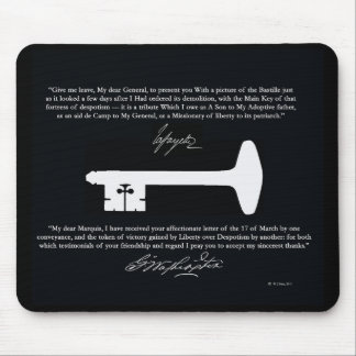 Georges Washington frihetnyckel Mousepad Musmatta