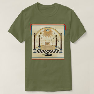 Georges Washington Masonic förklädekonst T Shirt