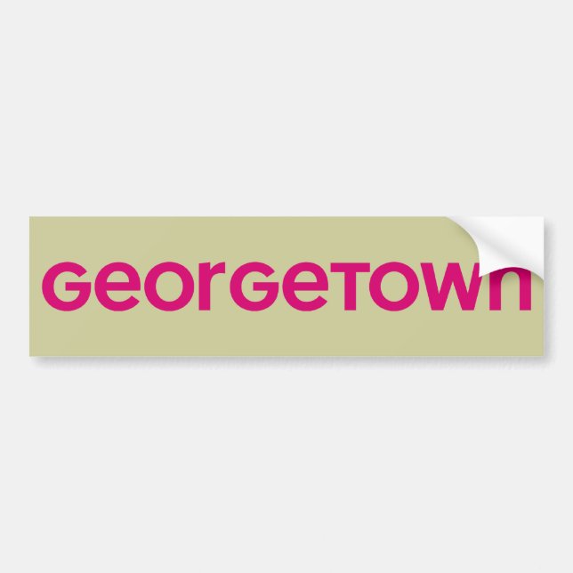 Georgetown Bildekal (Framsidan)
