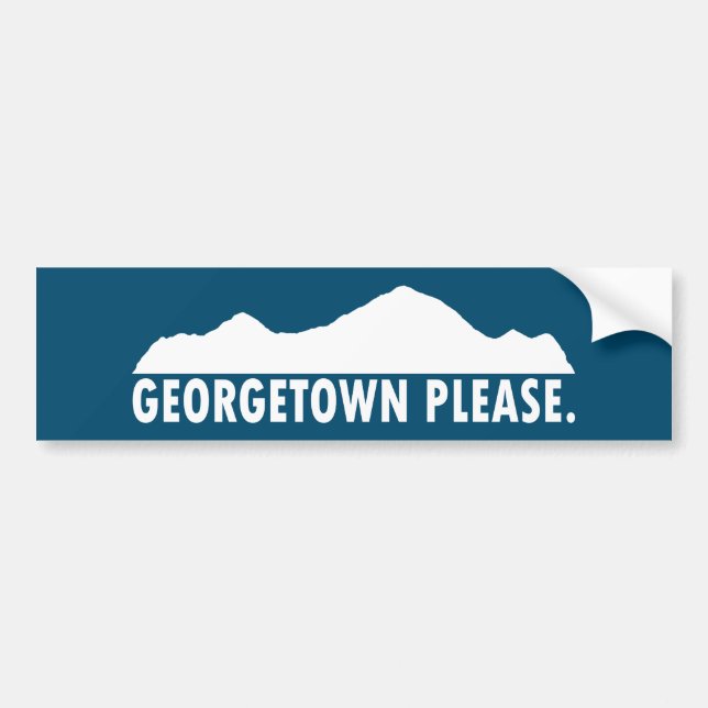 Georgetown Colorado Snälla Bildekal (Framsidan)