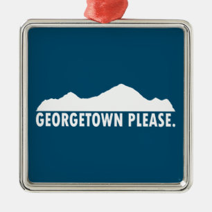 Georgetown Colorado Vänligen Julgransprydnad Metall