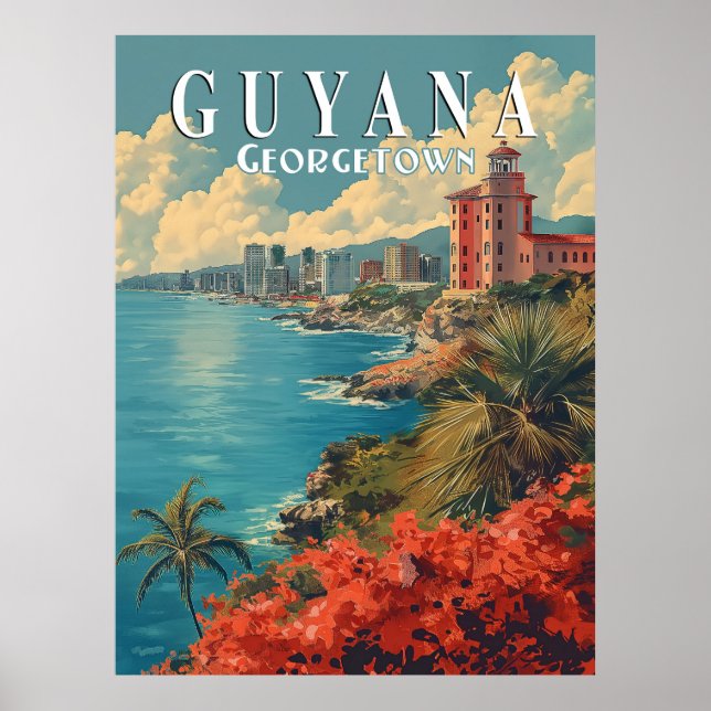 Georgetown, Guyana Poster (Framsidan)
