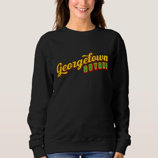 Georgetown Guyana T Shirt (Framsida)