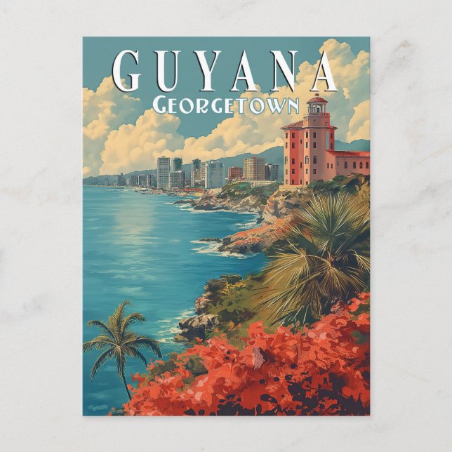 Georgetown, Guyana Vykort (Framsida)