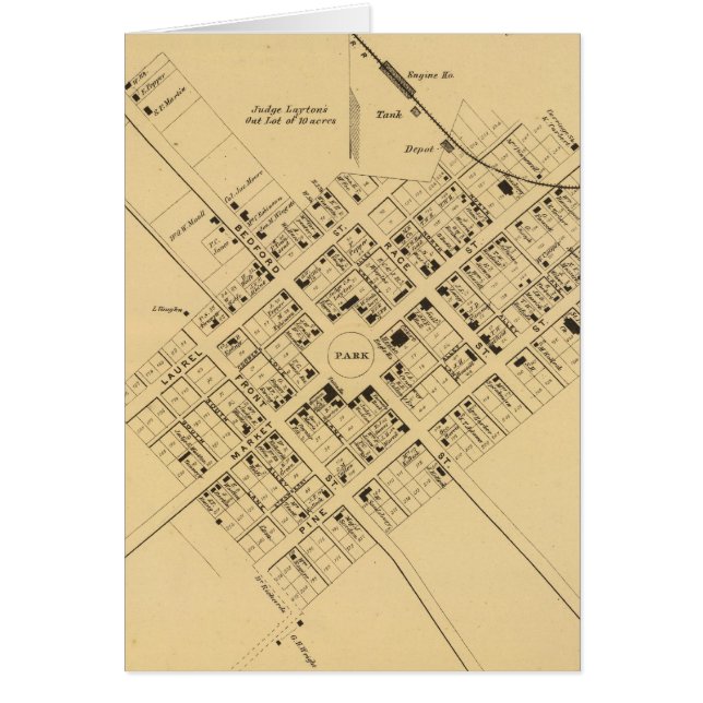 Georgetown Hälsningskort (Framsidan)