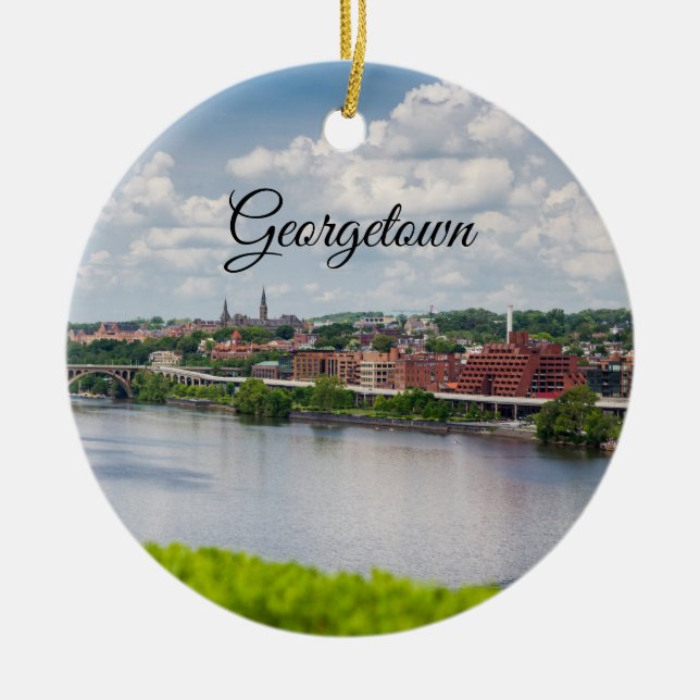 Georgetown Julgransprydnad Keramik (Framsidan)