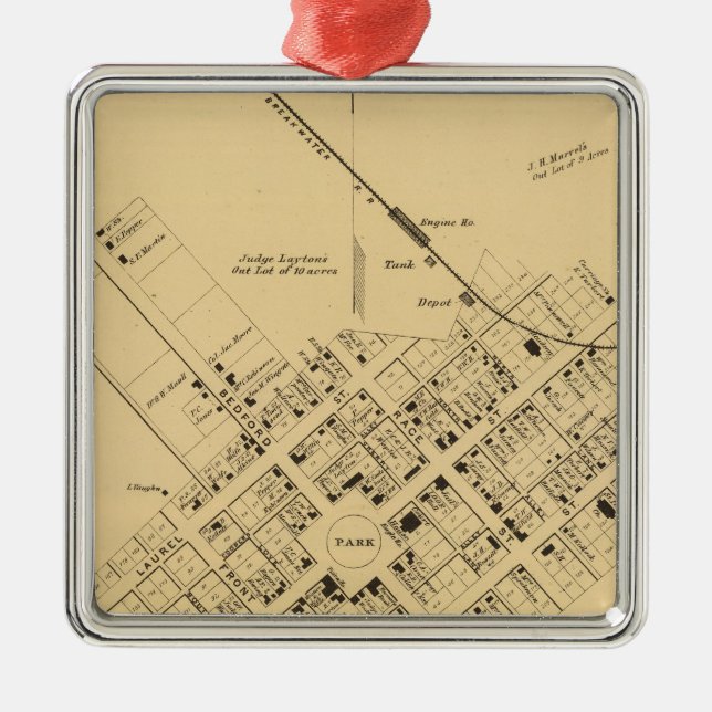 Georgetown Julgransprydnad Metall (Framsidan)