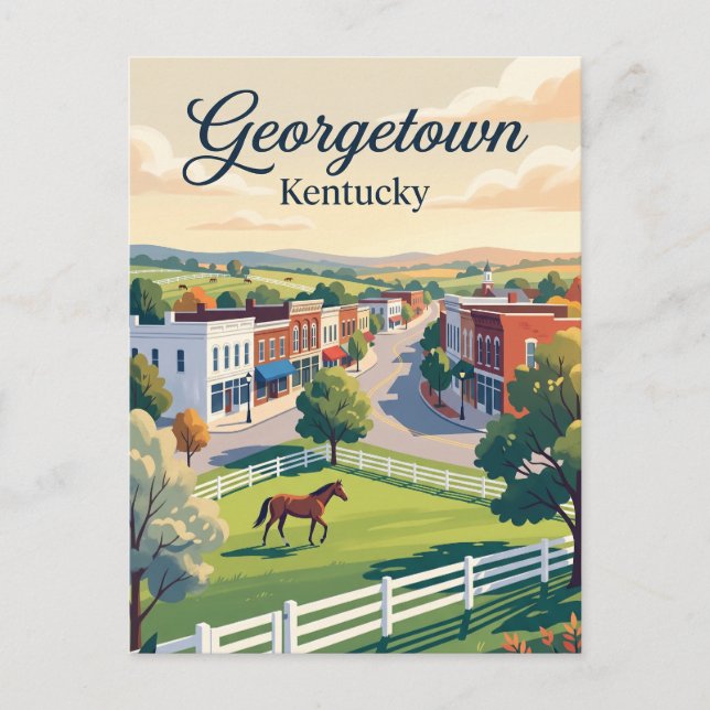 Georgetown, Kentucky Vykort (Framsida)