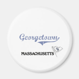 Georgetown Massachusetts stadsklassiker Magnet
