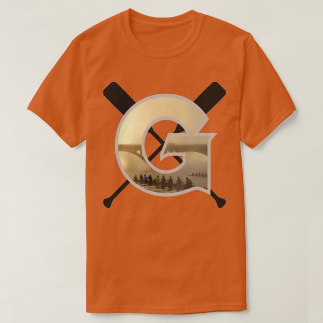 Georgetown rotweight Hoodie T Shirt (Design framsida)