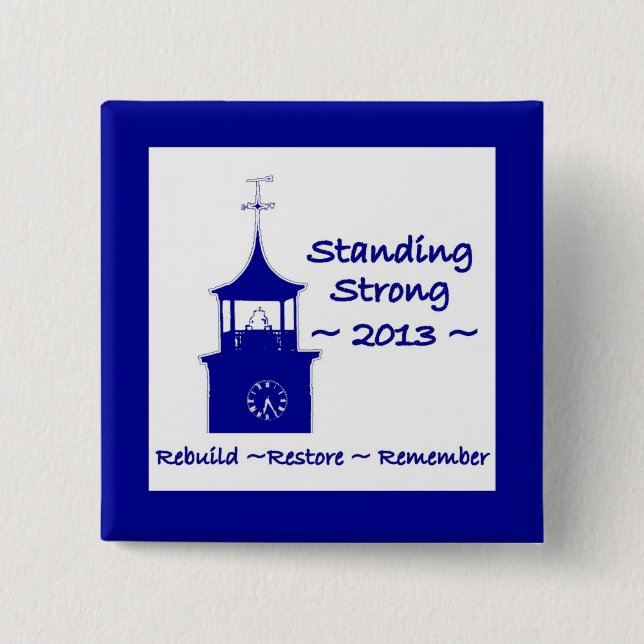 Georgetown SC avfyrar jubileums- klämmer fast Knapp (Framsida)