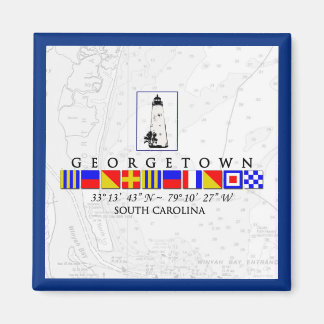 Georgetown SC Marine Signal Flagga Magnet