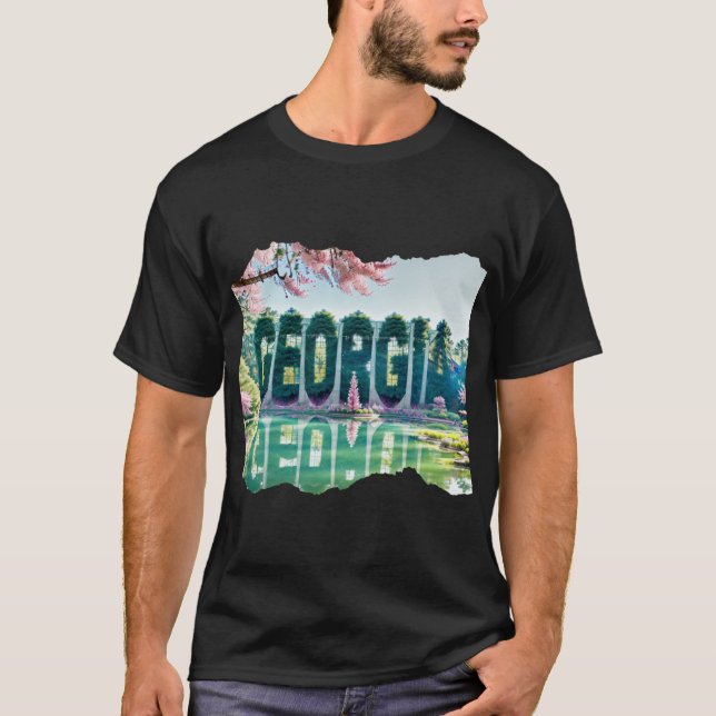 GEORGIA 24 6 Oversiderad T Shirt (Framsida)