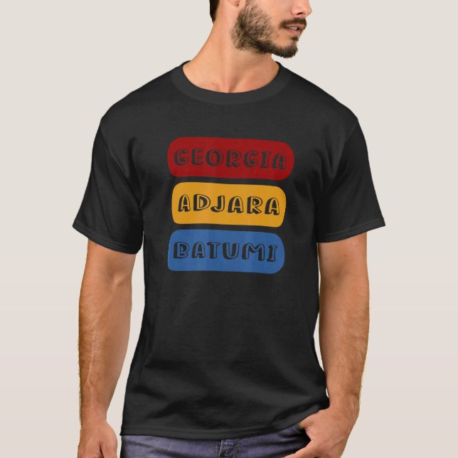 Georgia, Adjara, Batumi, Georgian T Shirt (Framsida)