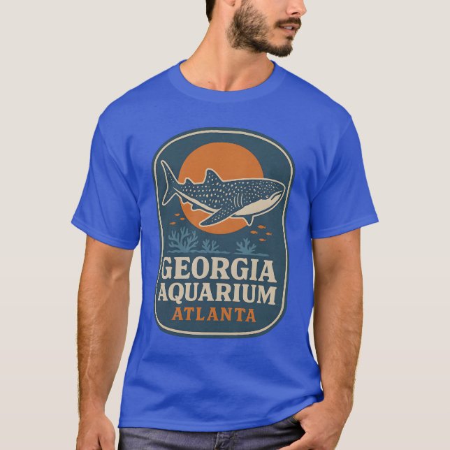 GEORGIA AQUARIUM ATLANTA T SHIRT (Framsida)