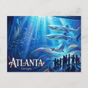 Georgia Aquarium USA Vykort