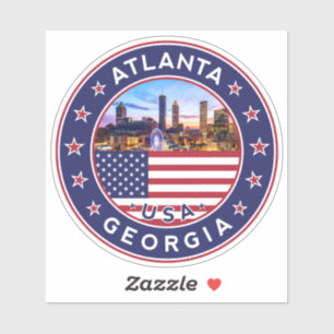 Georgia, Atlanta Klistermärken