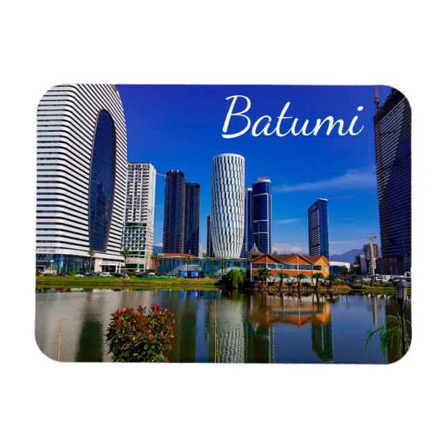 Georgia Batumi Architecture liggande Magnet (Horisontell)