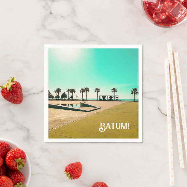 Georgia Batumi Architecture liggande Pappersservett (Insitu)