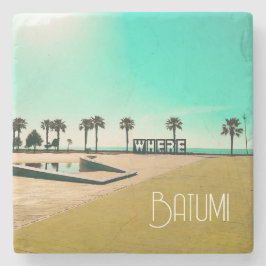 Georgia Batumi Architecture liggande Stenunderlägg