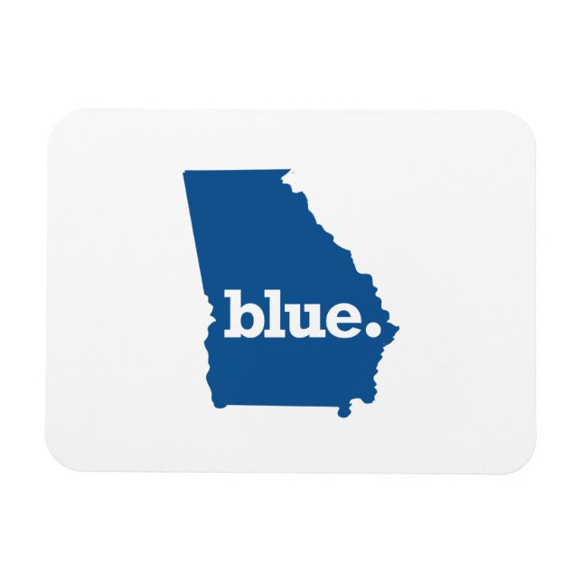 GEORGIA BLUE STATE MAGNET (Horisontell)