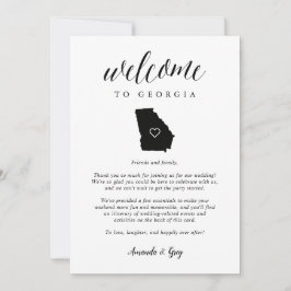 Georgia Bröllop Välkommen Brev och Irland