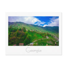 Georgia Caucusbergs liggande natur