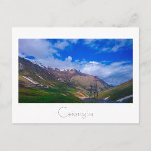 Georgia Caucusbergs liggande natur Vykort
