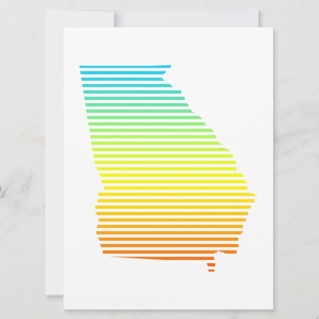 georgia chill fade inbjudningar (Framsida)