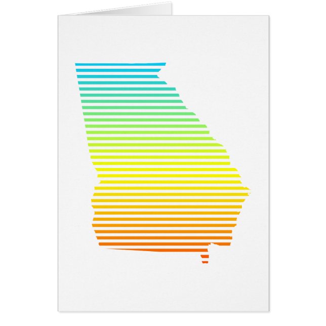 georgia chill-fade OBS kort (Framsidan)