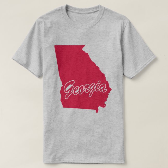 Georgia-delstatens form T-shirt (Design framsida)