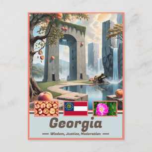 Georgia Essence Surreal Artistic Vykort