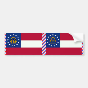 Georgia flagga bildekal