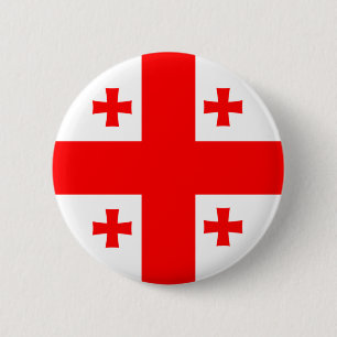 Georgia flagga Button Knapp