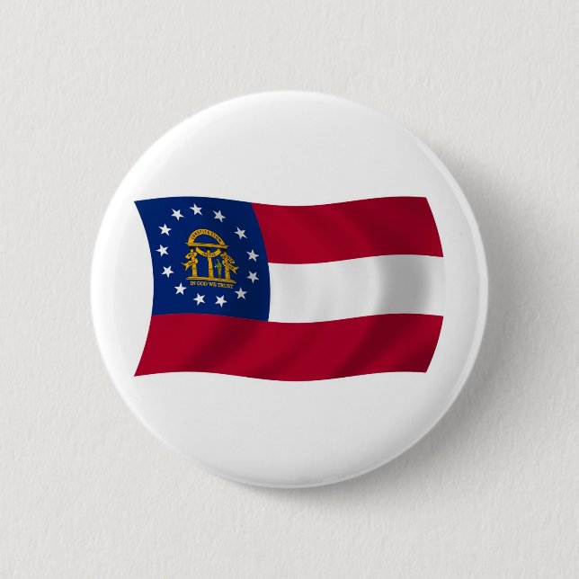 Georgia Flagga Button Knapp (Framsida)
