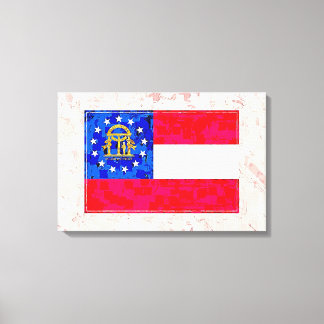 GEORGIA FLAGGA CANVASTRYCK