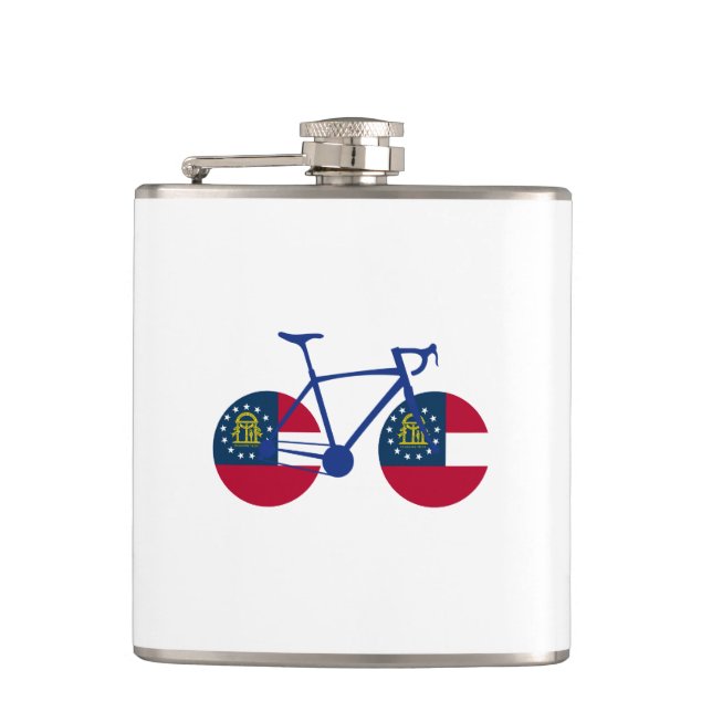 Georgia Flagga Cycling Fickplunta (Framsidan)