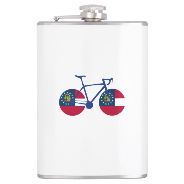 Georgia Flagga Cycling Fickplunta (Framsidan)